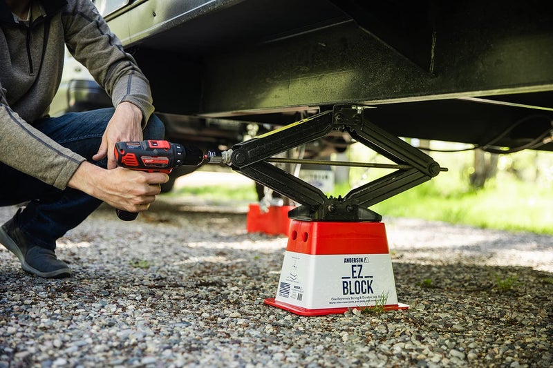 ANDERSEN HITCHES | RV & Trailer Accessories | 2-Pack Trailer EZ Jack Blocks | Leveling System | RV Stabilizer Stands | Heavy Duty Camper Leveler | 3621 - Image 3